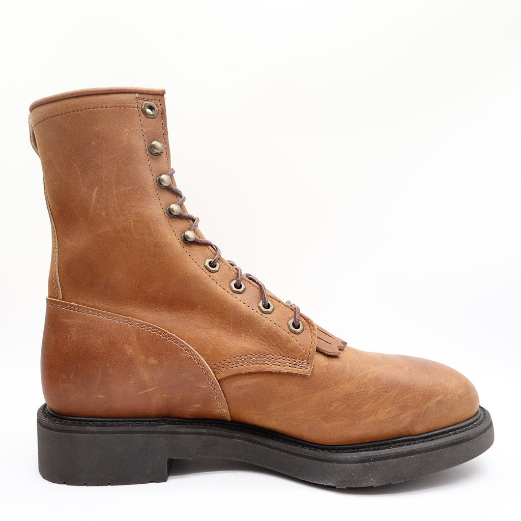 Justin Modern Work Boots Mens 11 D Aged Bark Leather Steel Toe 764 NWT Box