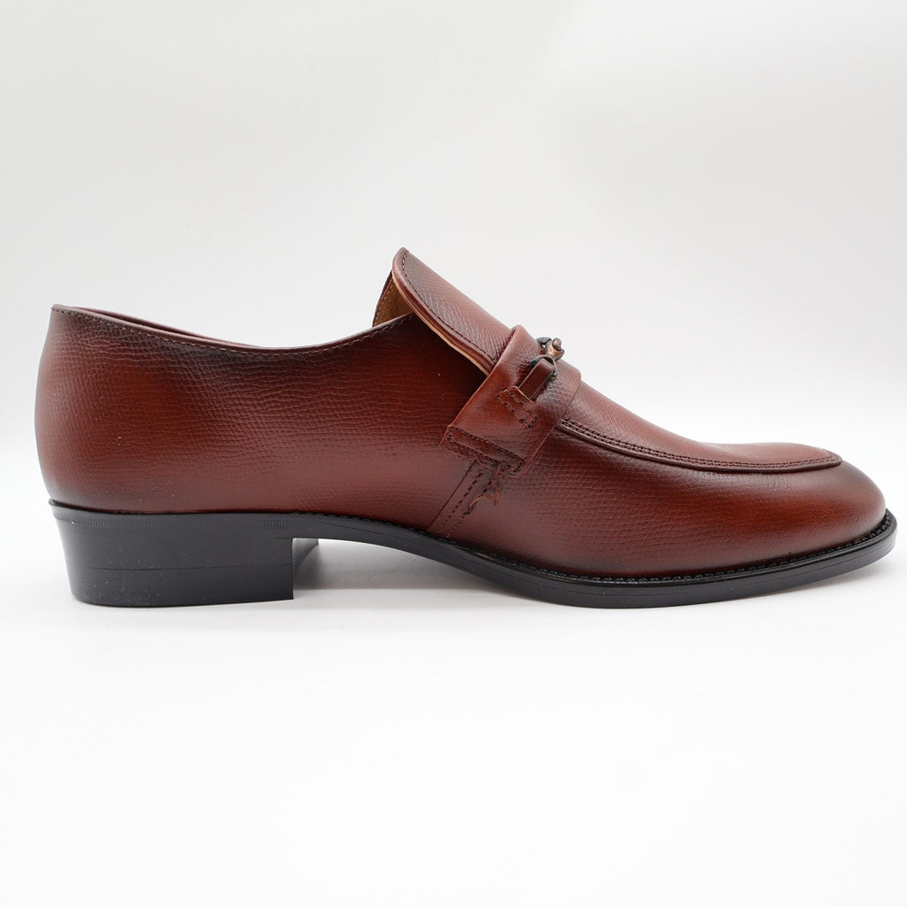 Barclay Loafers Mens 10 D Vintage Brown Bit Slip On Dress Shoes USA Made 96150