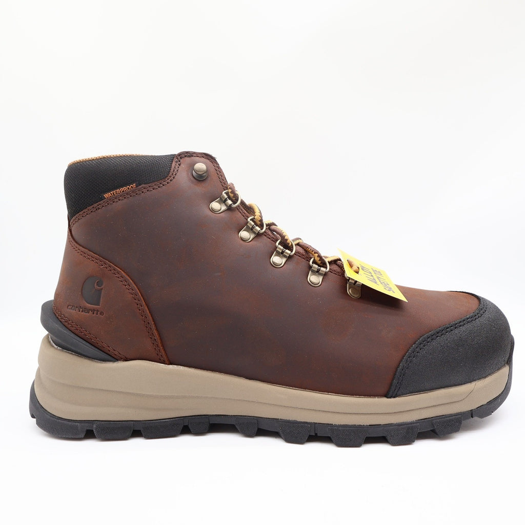 Carhartt Gilmore Work Boots Mens 12 M Brown Leather Alloy Toe Waterproof NWT - take2supply