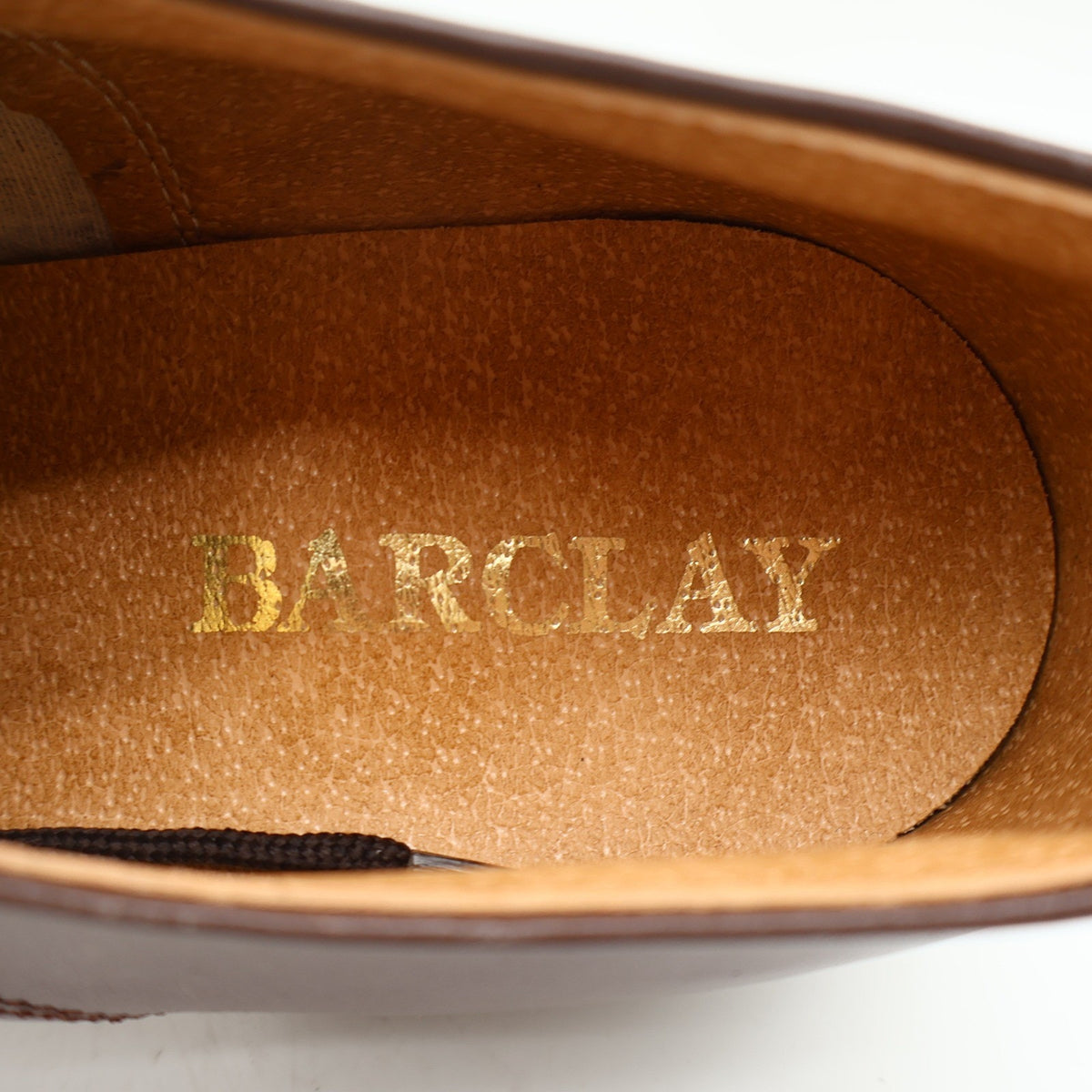 Vintage Barclay 97124 Brown Leather Oxford Shoes Men's 9.5 EEE Wide USA Deadstock