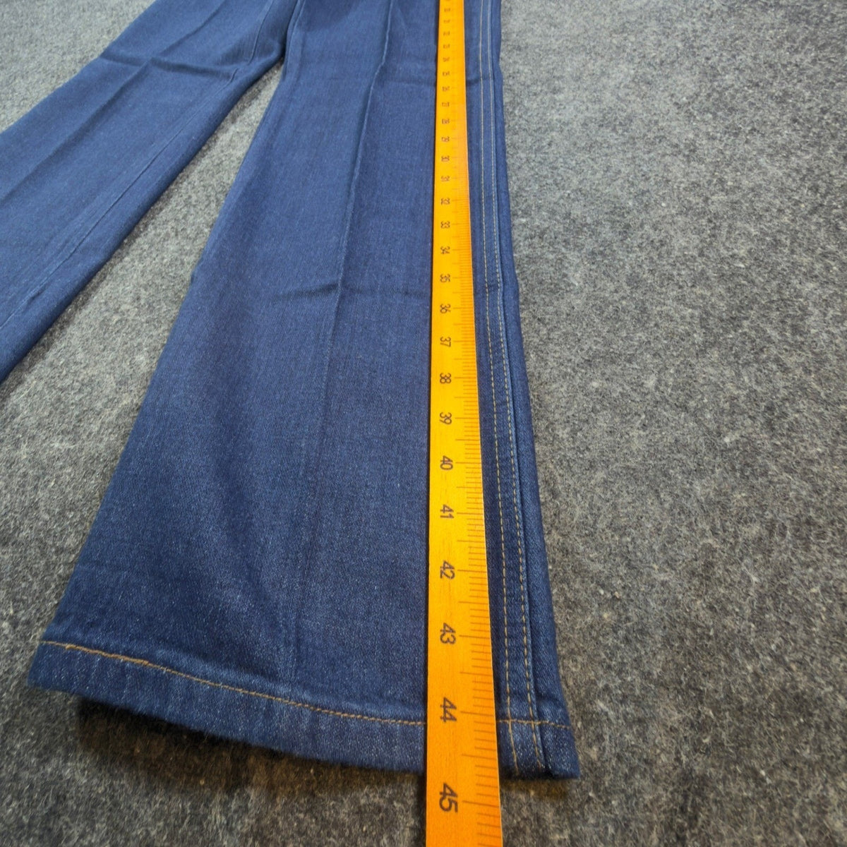 Lady Maverick Vintage 70s Jeans Womens 10 Blue High Waist Elastic NOS NWT