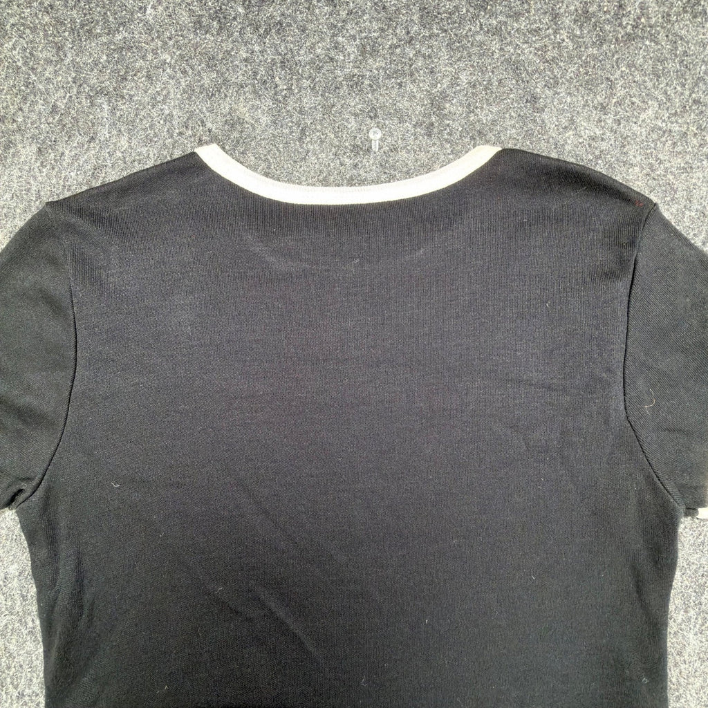 Angel Jones 70s Ringer Dress Womens Small Black Acrylic New Without Tags - take2supply
