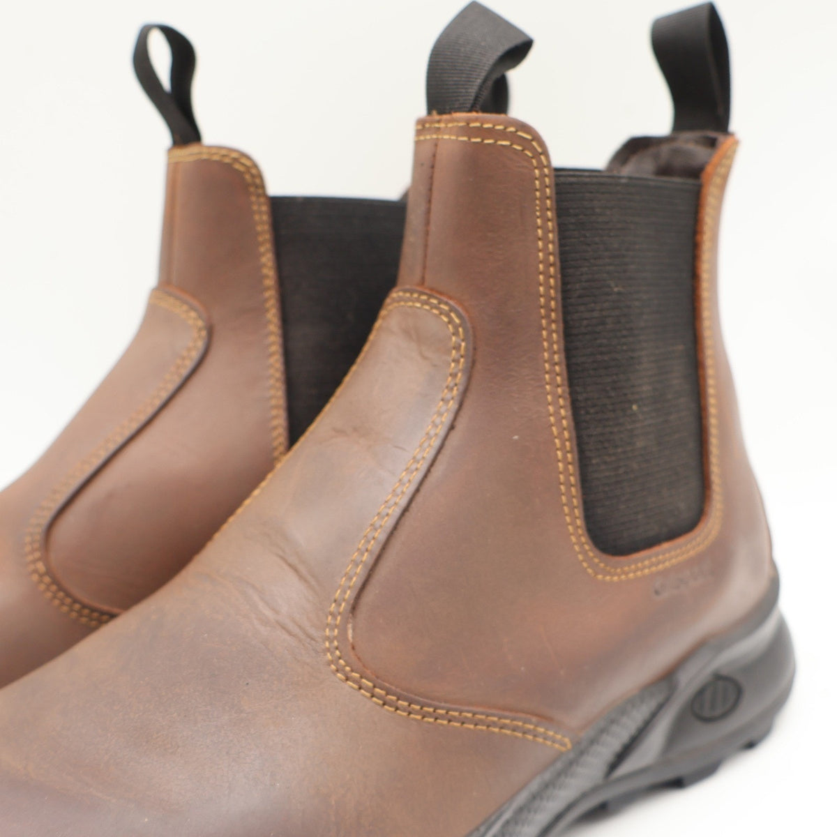 Grisport Cardigan Chelsea Boot Mens 11 Brown Leather Italy Work Safety 7003D9