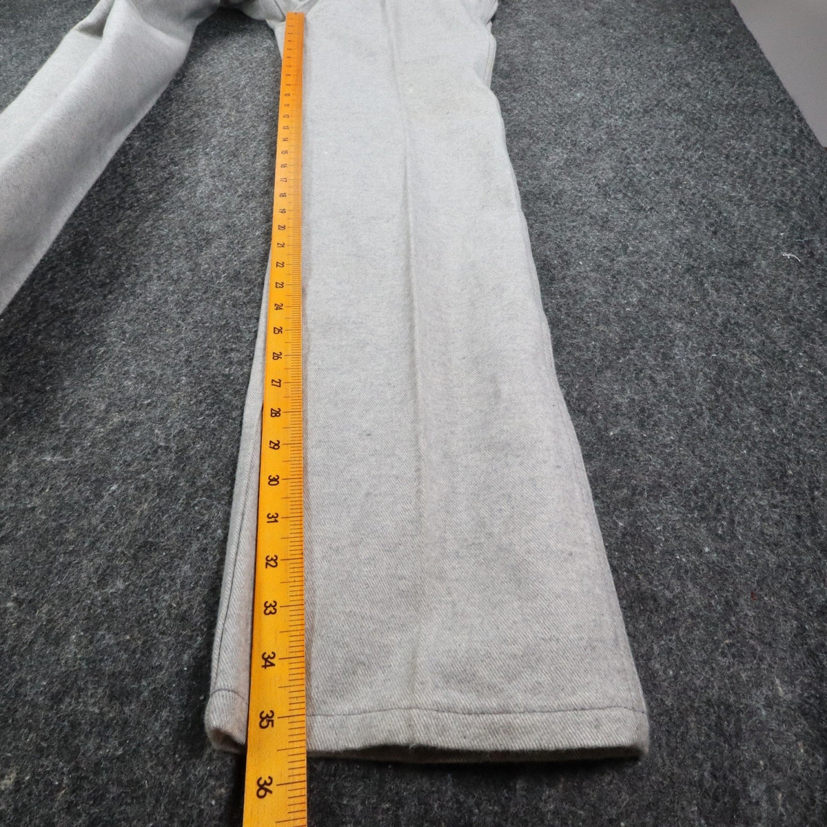 Maverick Pants Misses 14 Vintage 80s Gray Cotton Straight Leg Made in USA NWT