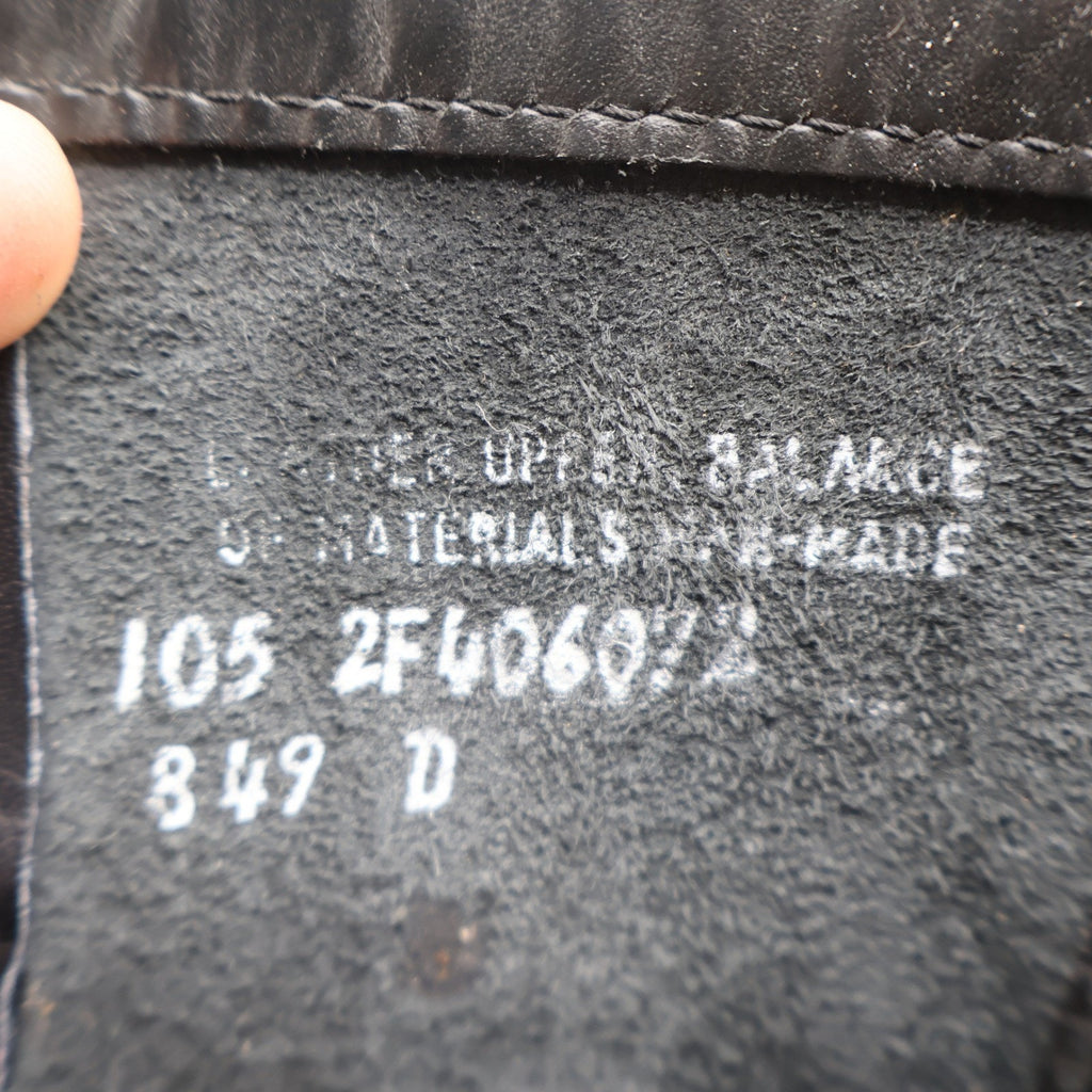 Carolina 849 Work Boots Mens 10.5 D Vintage Made in USA Black Leather Deadstock