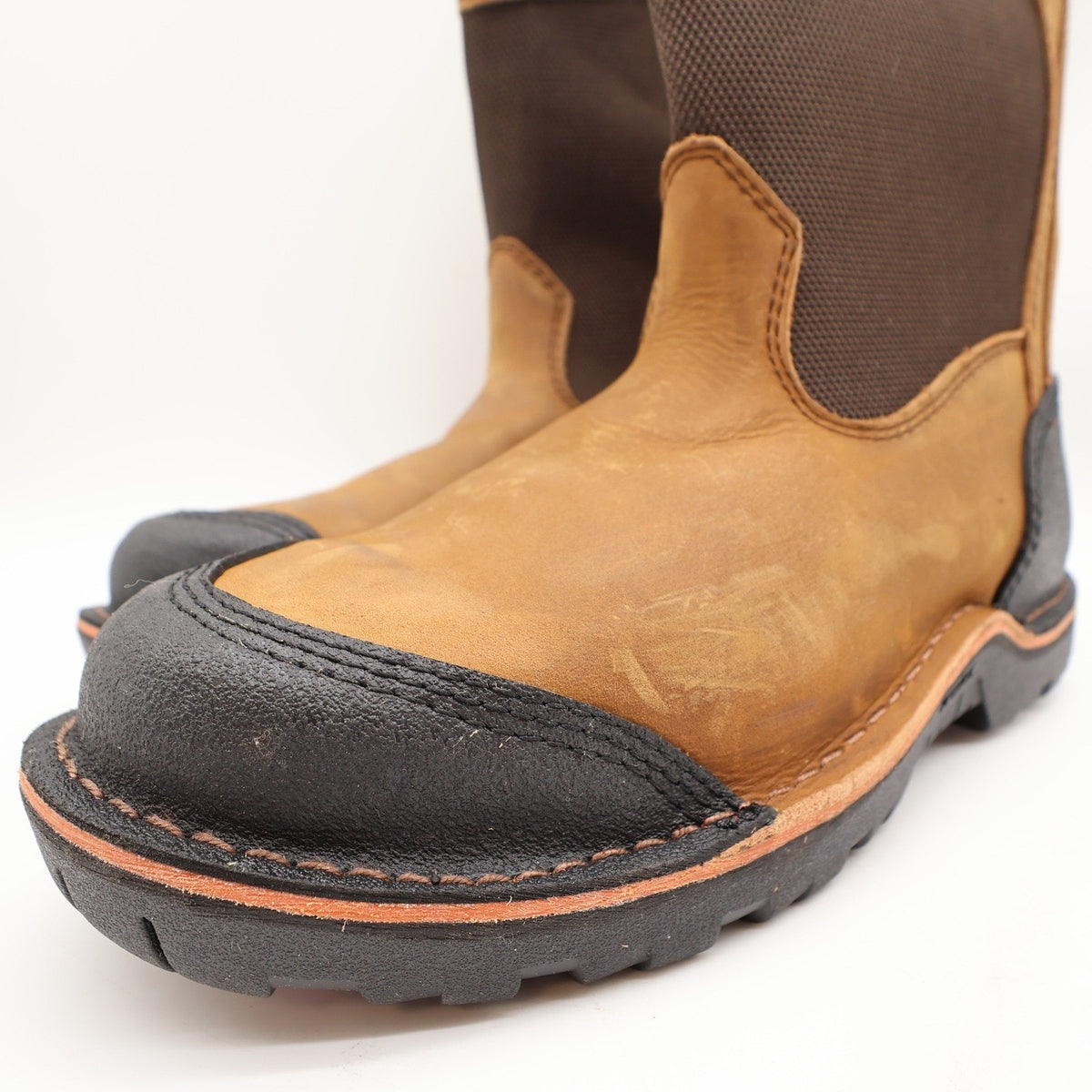 Worx by Red Wing 5715 Steel Toe Work Boots Mens 9.5 Brown Leather New No Box - take2supply