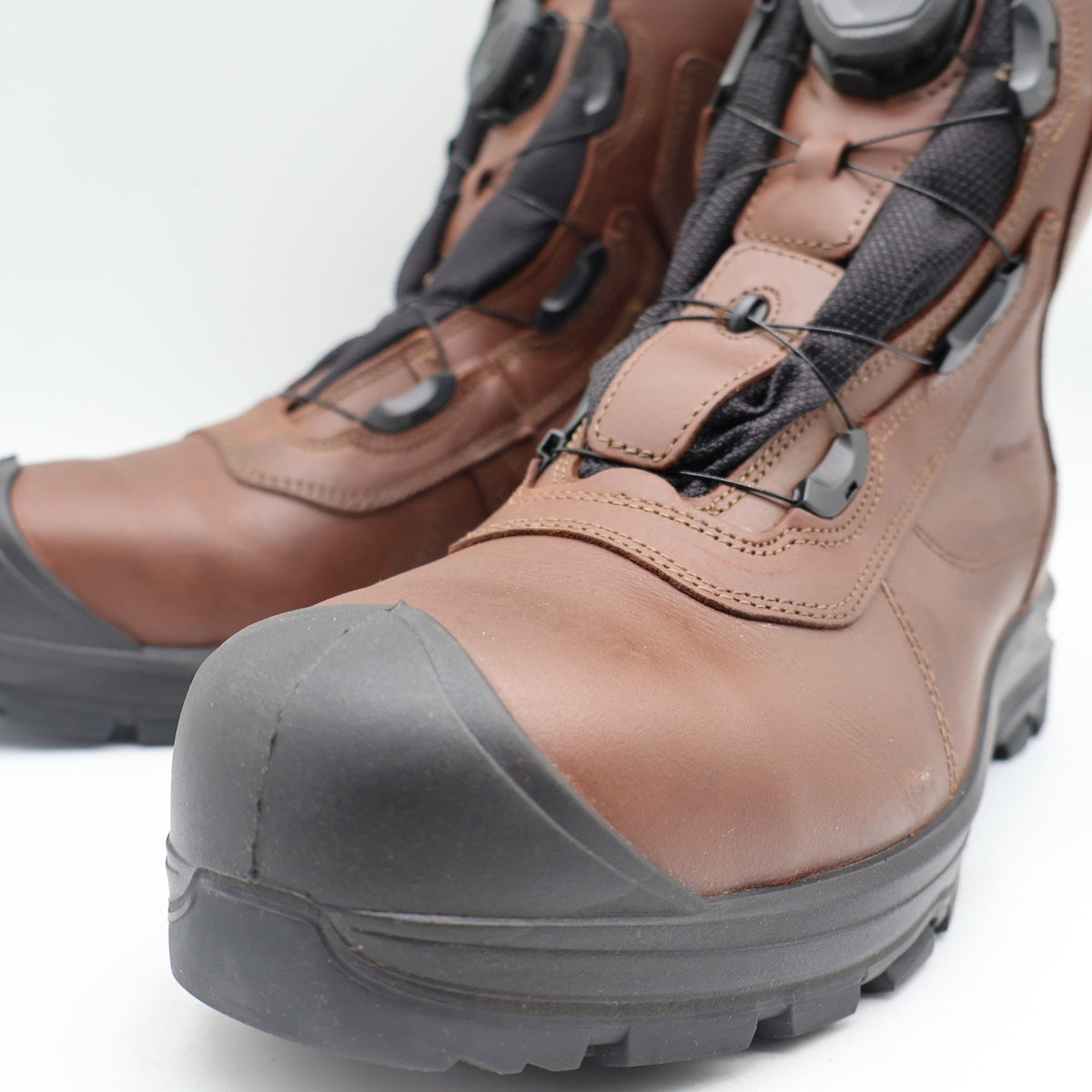 Grisport BOA Constructor Work Boots Mens 12 Brown Leather Waterproof Vibram NEW