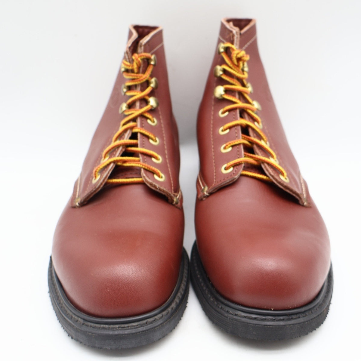 Carolina Work Boots Mens 9.5 D Vintage Made in USA Redwood Leather Stock 348 NEW