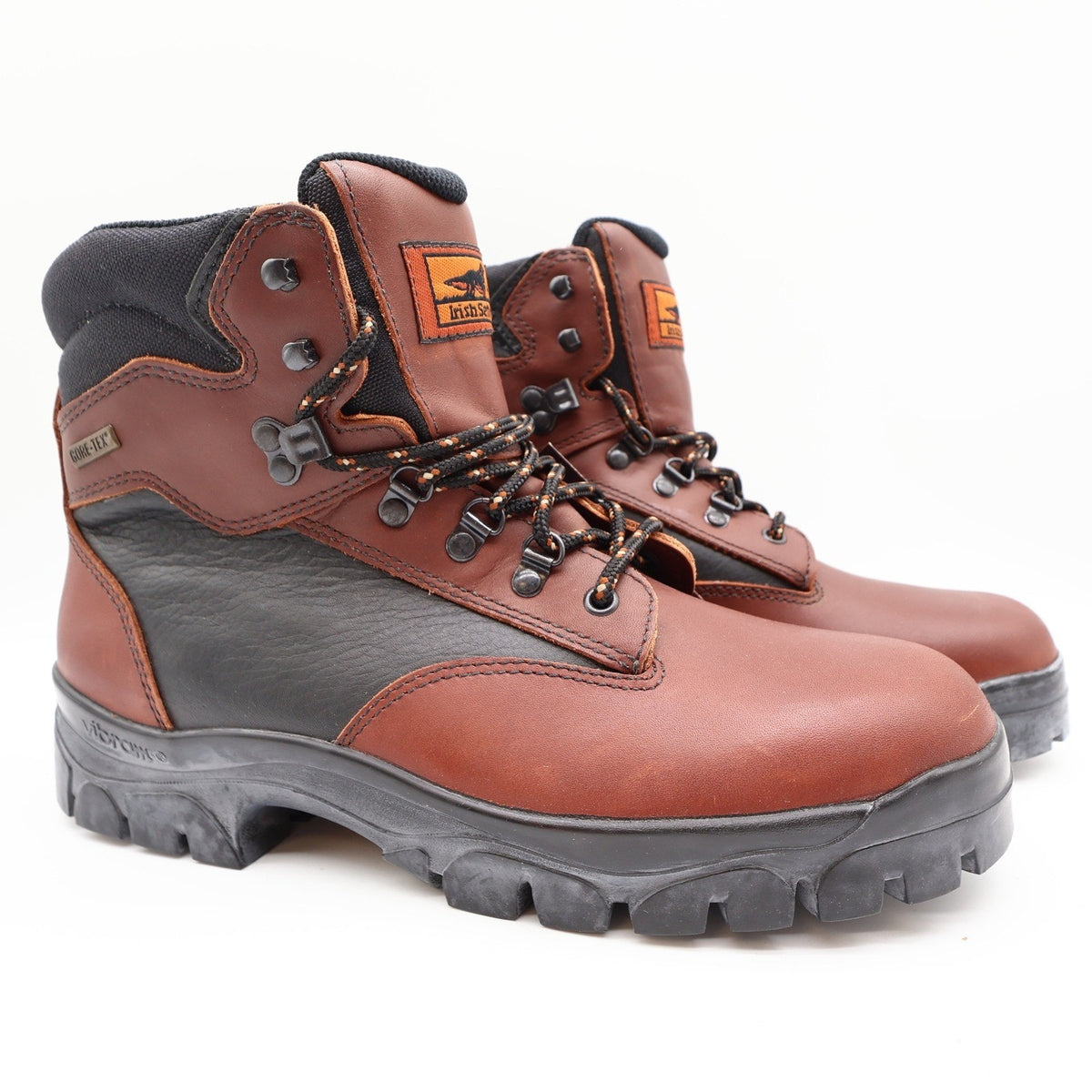 Irish Setter 802 Ram Boots Mens 10.5 Brown Leather Gore-Tex Vibram NWT