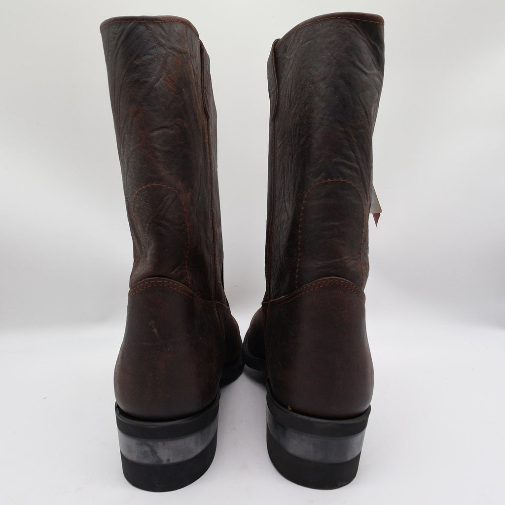 Double-H Aero-Glide 7 System Boots Mens 12 D Brown Leather NWT Vintage Style