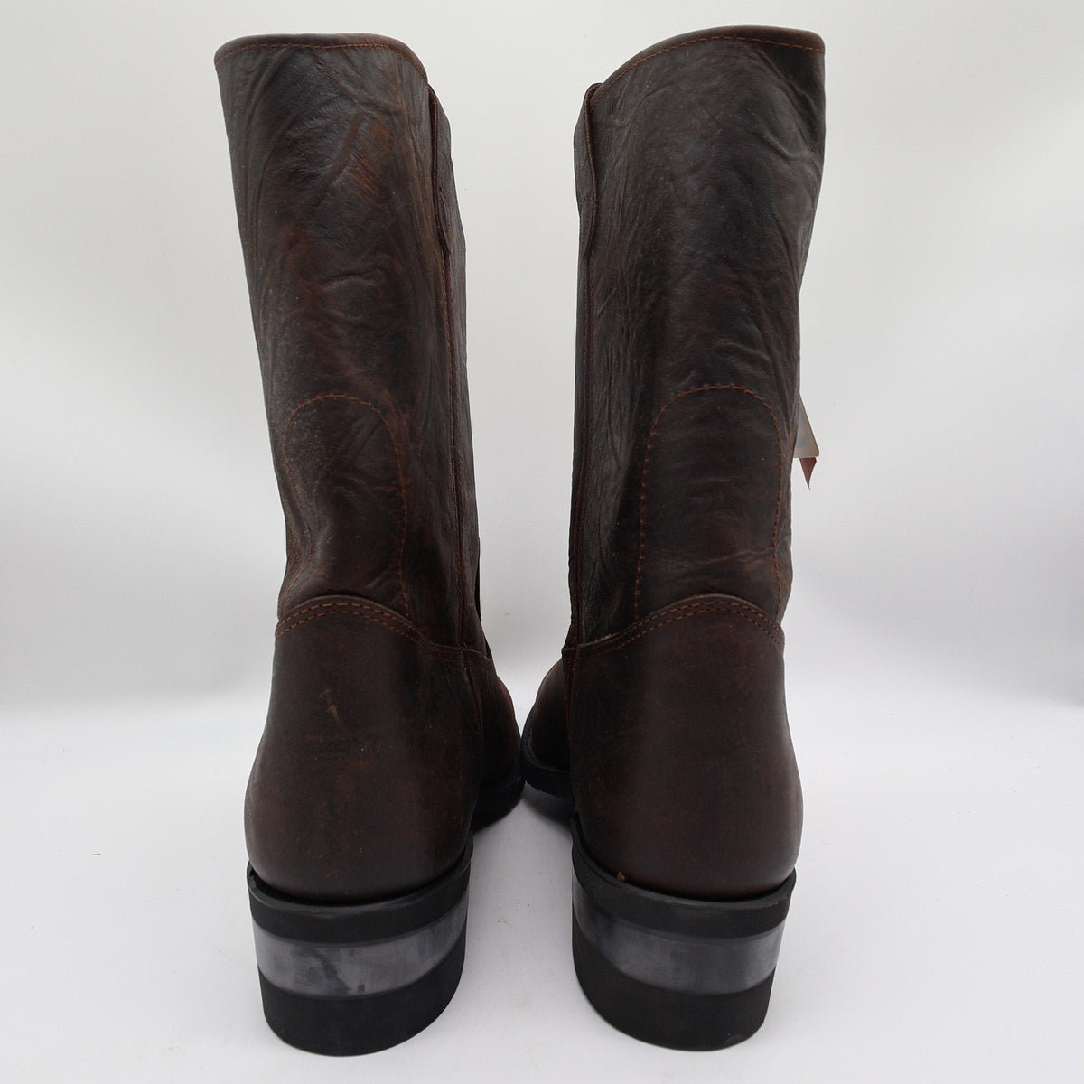 Double-H Aero-Glide 7 System Boots Mens 12 D Brown Leather NWT Vintage Style