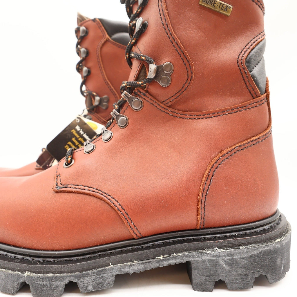 Irish Setter Stag 828 Hunting Boots Mens 8 Brown Leather New With Box
