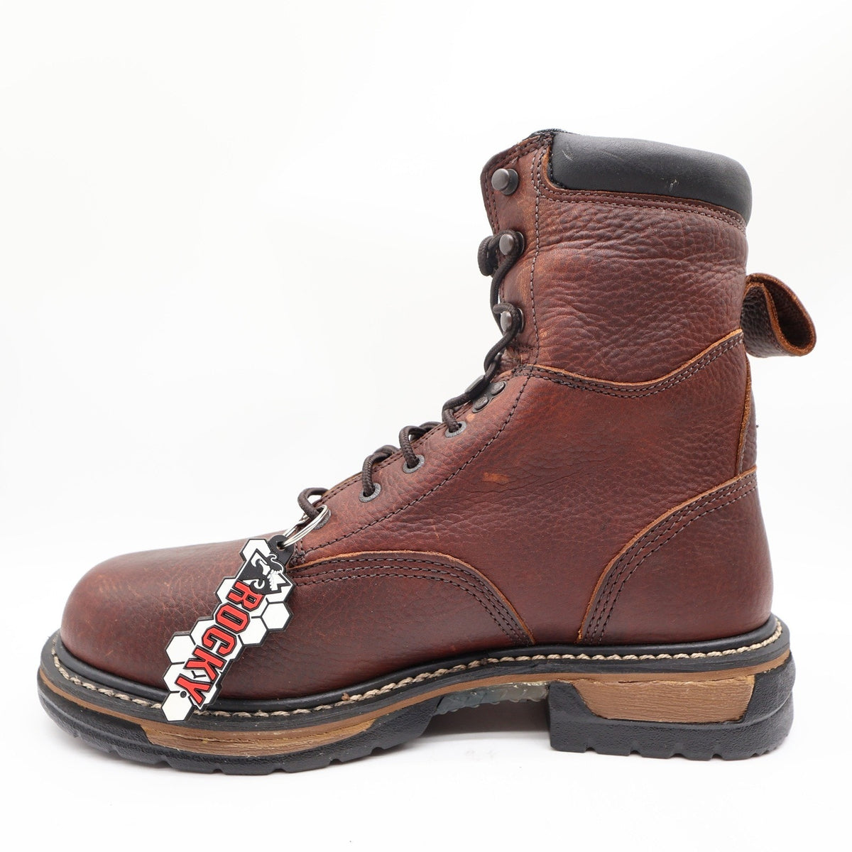 Rocky IronClad 5693 Work Boots Mens 12 M Brown Leather Waterproof NWT