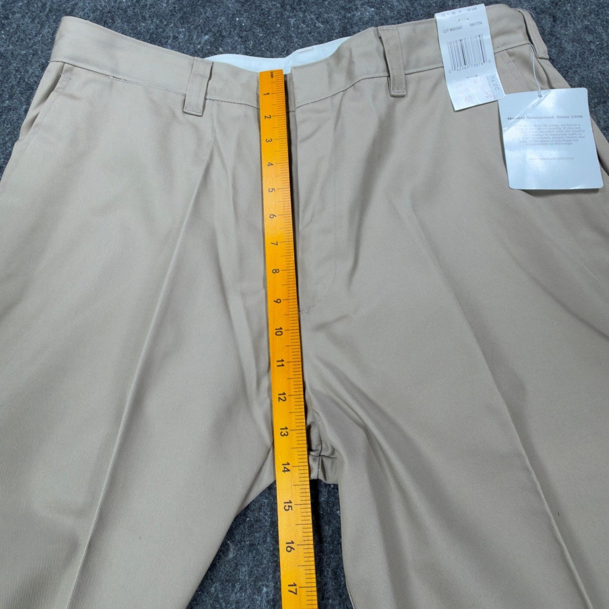 KEY Modern Workwear Chino Pants Mens 40x32 Tan Khaki Twill NWT