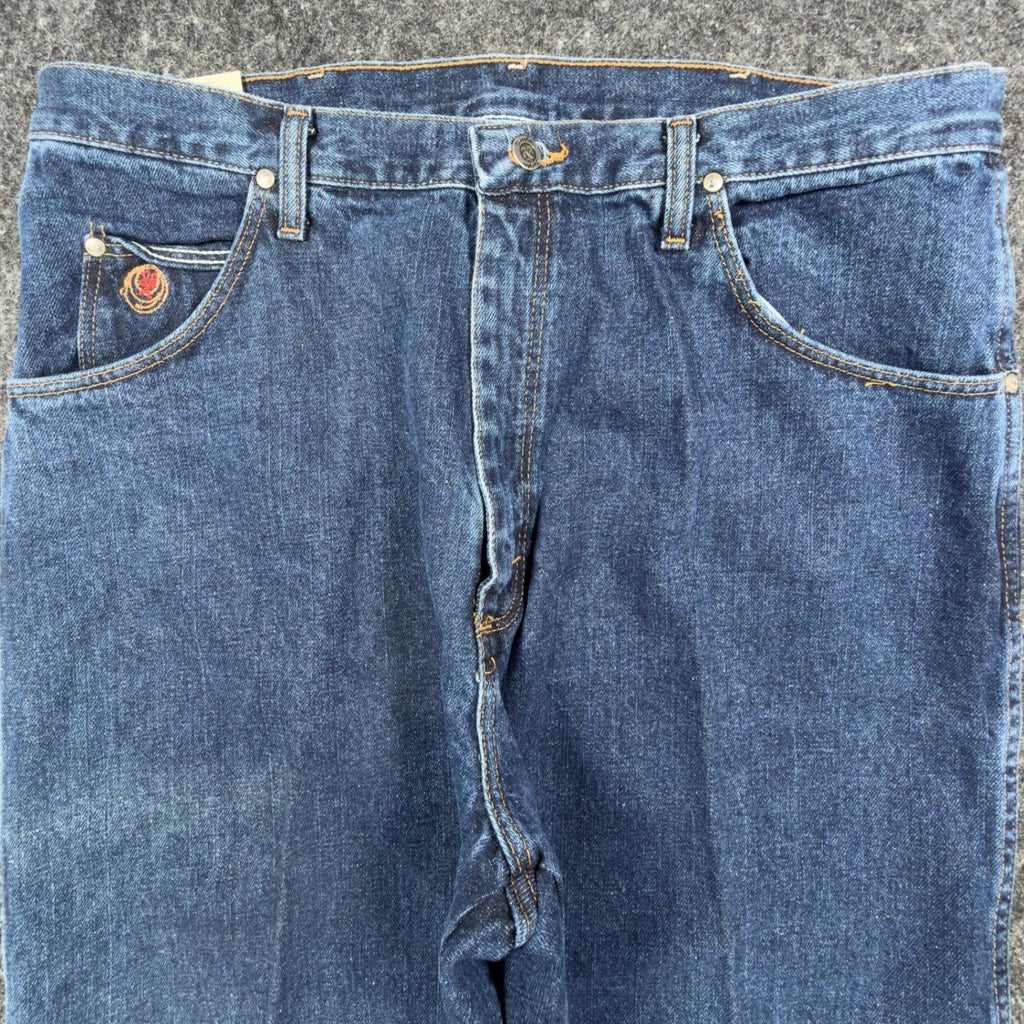 Wrangler Y2K 20X Relaxed Fit Jeans Mens 38x32 Blue Cotton Denim NWT USA