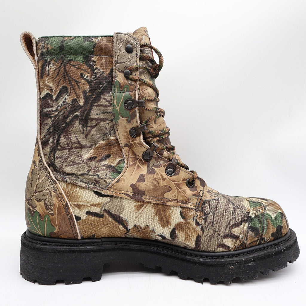 Irish Setter 824 Gore-Tex Hunting Boots Mens 9D Camo Canvas New Vintage Style