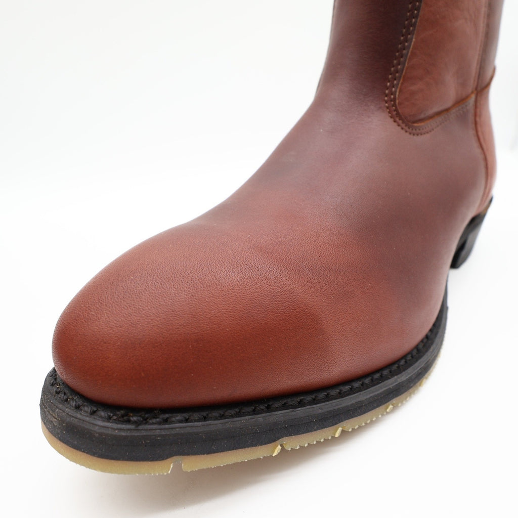 Double-H Wellington Boots Mens 10.5 D Brown Leather Work Boots NWT