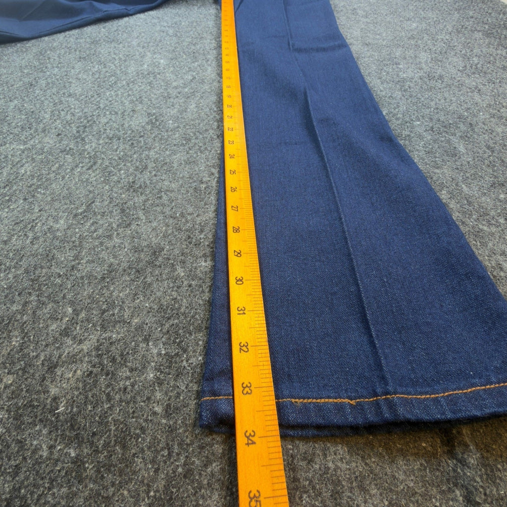 Maverick Vintage 70s Flare Jeans Women 8 Blue Cotton Denim NWT Made in USA