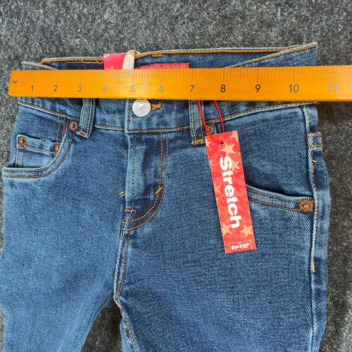 Levi's Vintage Y2K 517 Flare Jeans Girls Size 8 Slim Blue Denim NOS - take2supply