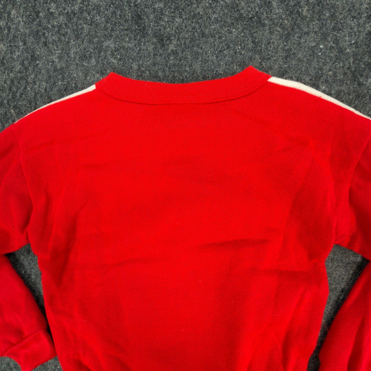 Vintage TMNT Sweatshirt Kids Medium 5-6 Red Raglan USA 1989