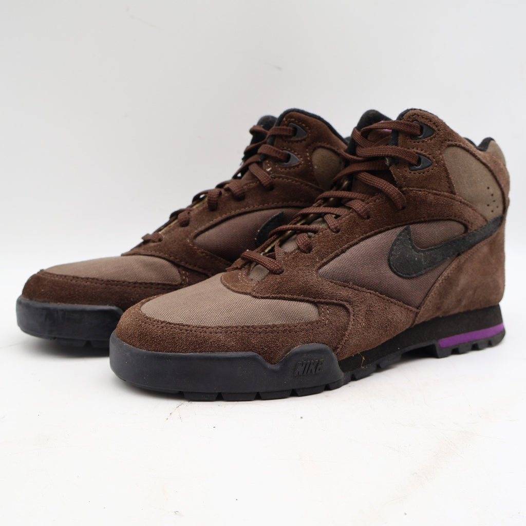 Vintage 1992 Nike Caldera 3/4 Plus Chocolate Suede Hiking Boots Men's 7 Deadstock