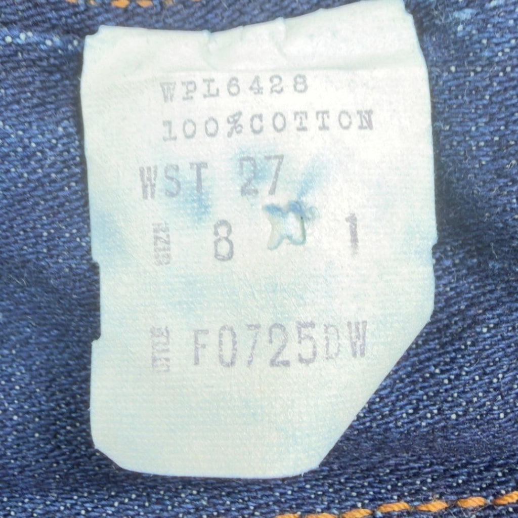 Maverick Vintage 70s Flare Jeans Women 8 Blue Cotton Denim NWT Made in USA