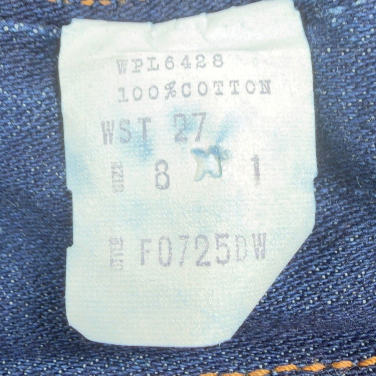 Maverick Vintage 70s Flare Jeans Women 8 Blue Cotton Denim NWT Made in USA
