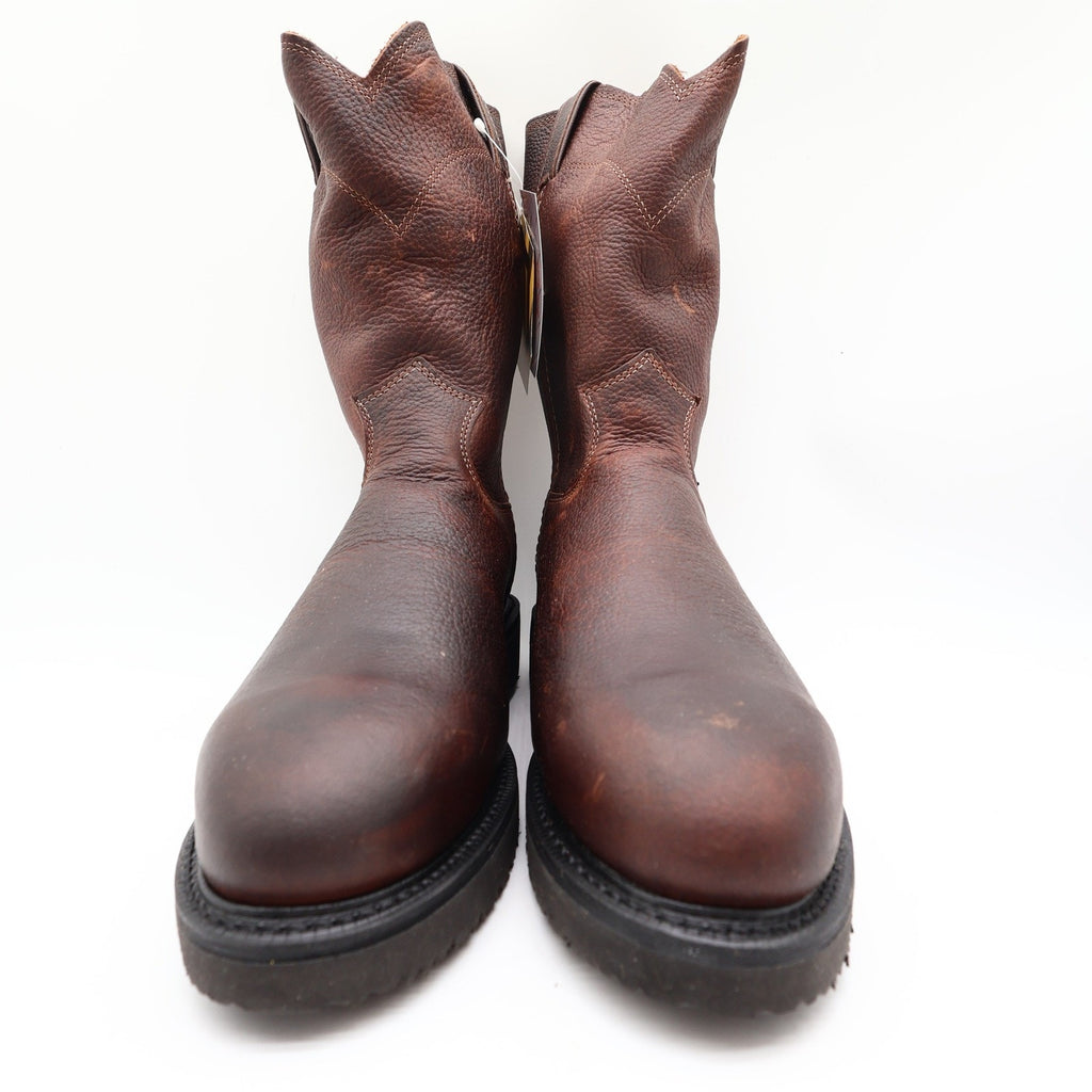 Justin Modern Steel Toe Work Boots Mens 7.5 EEE Brown Leather New In Box 4765 - take2supply