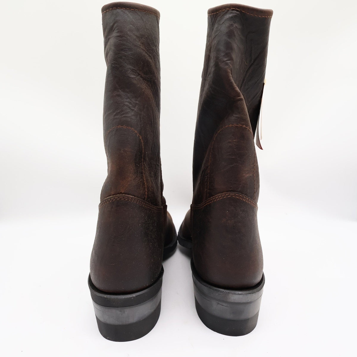 Double-H Vintage 90s Western Boots Mens 11.5D USA Leather Work 2520 Aero Glide