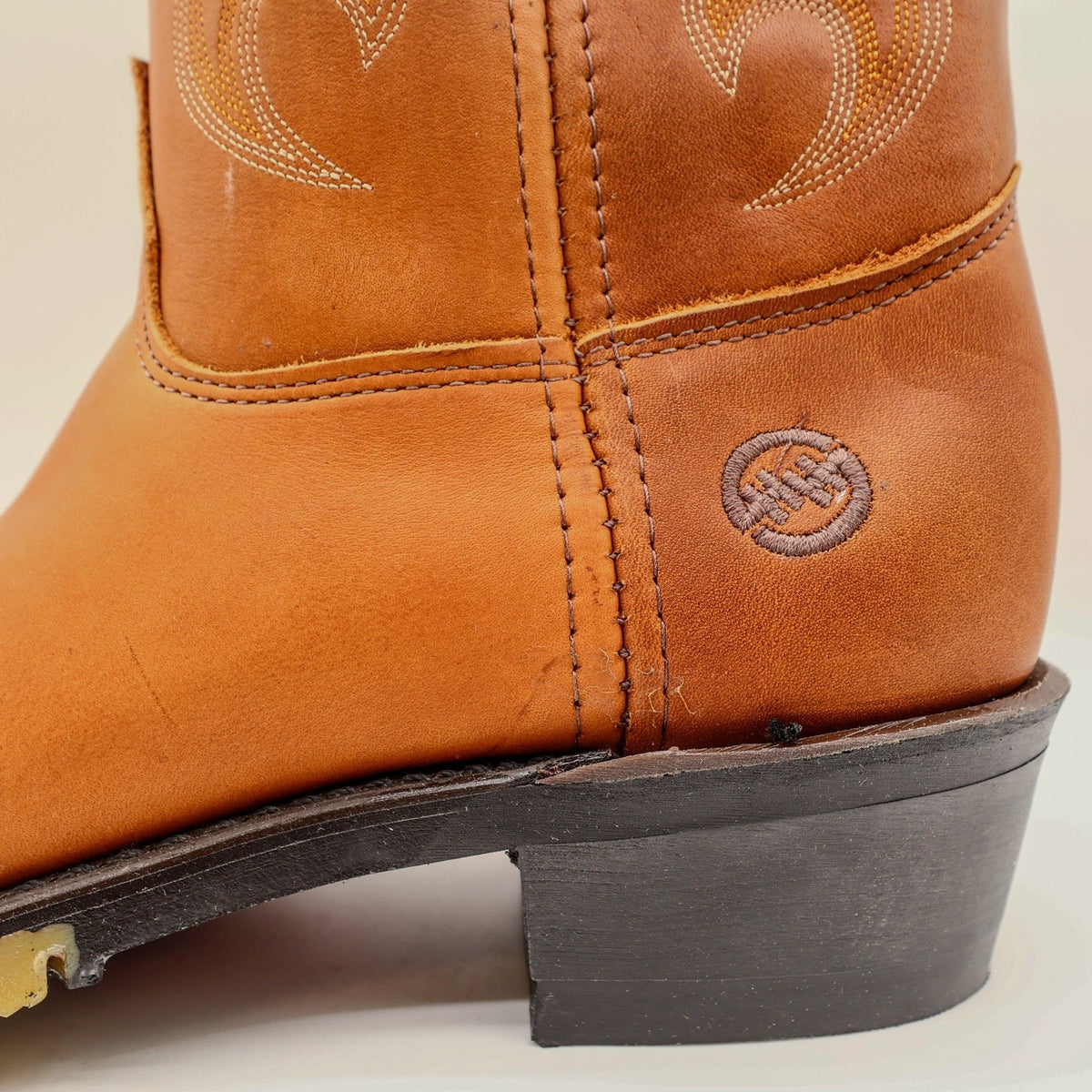 Double-H 12" AG7 Ice Work Western Boots Mens 11 D Ochre Leather NWT Made in USA