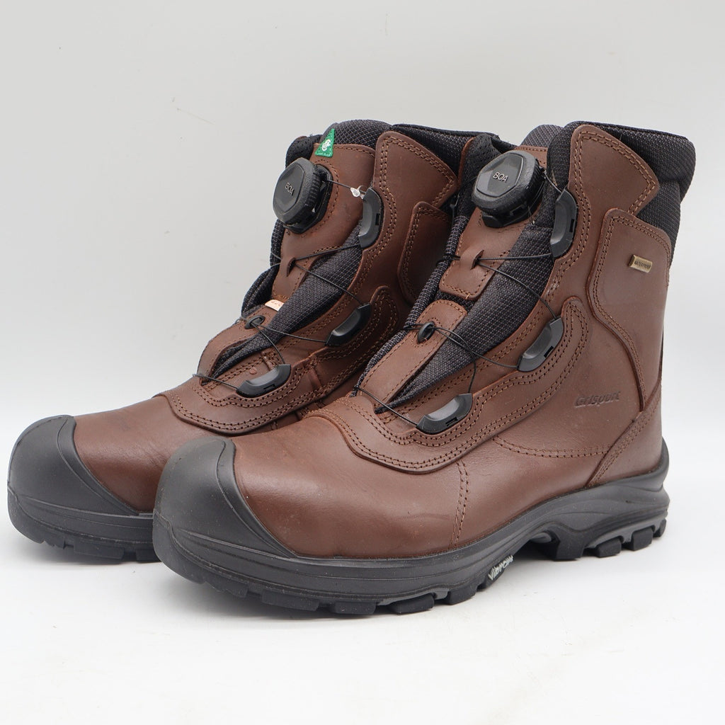 Grisport BOA Constructor Safety Boots Mens 9 Brown Waterproof Vibram 74693CD11K