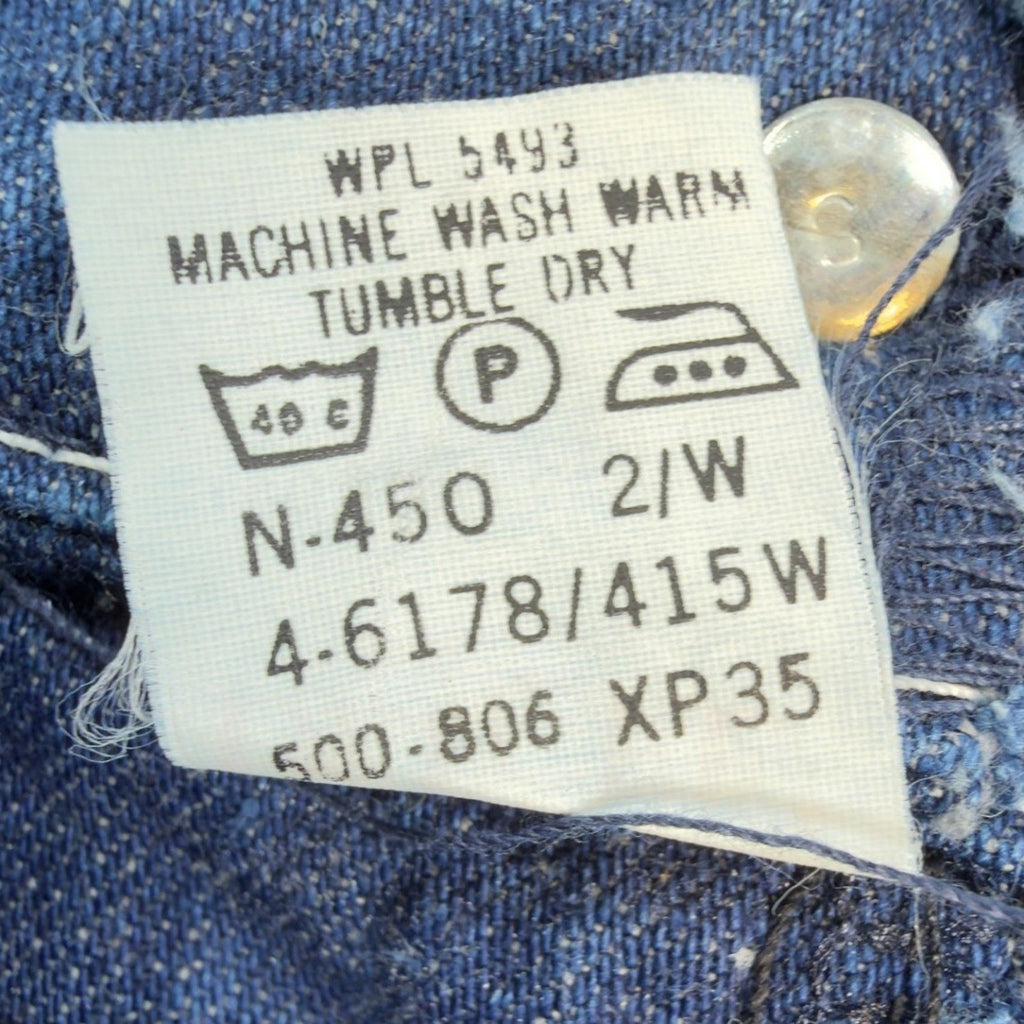 DeeCee Vintage 70s Jeans Youth 16 W26 L31 Blue Flare USA Deadstock NWT