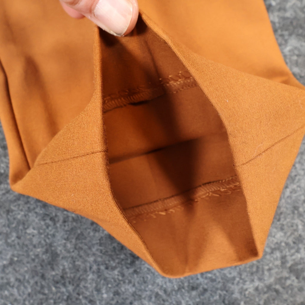 Preston & York Dress Pants Womens 14 Orange Rayon Blend Slim Ankle Career New