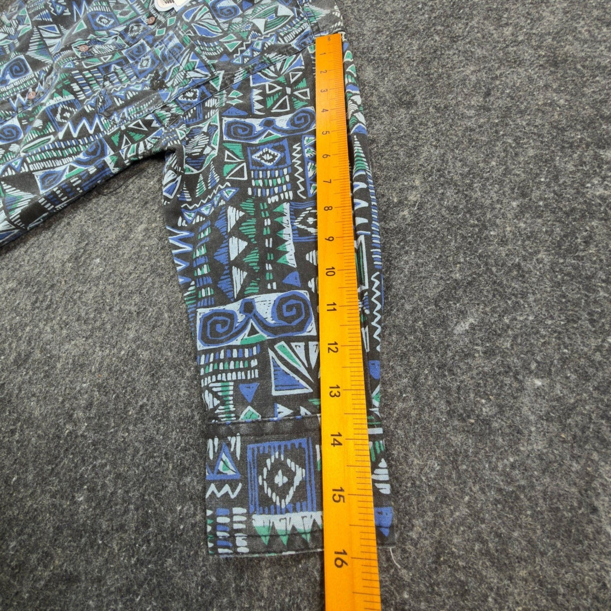 Dockers Vintage 90s Shirt Boys Small 8-10 Geometric Aztec NWT Deadstock