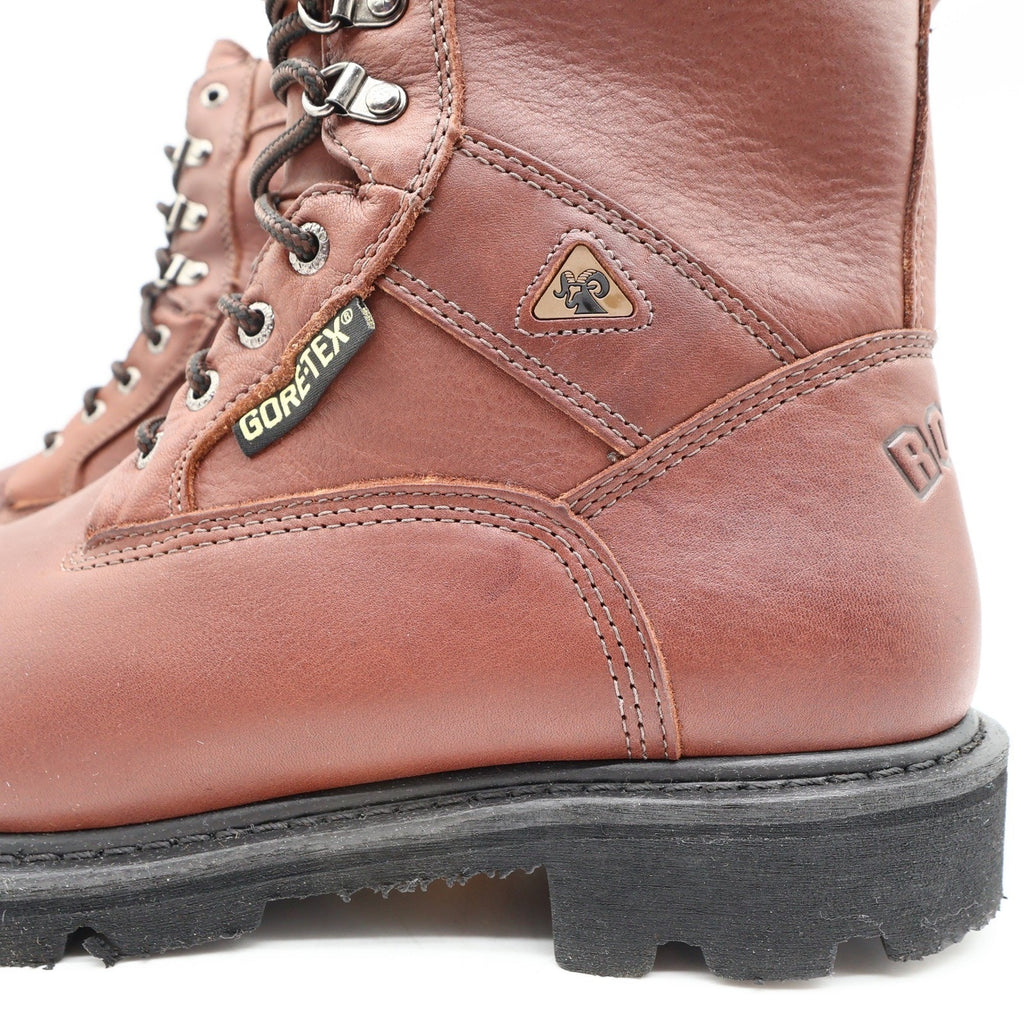 Rocky 2000s Ranger Steel Toe Work Boots Mens 10.5 M Brown Leather GORE-TEX NWT