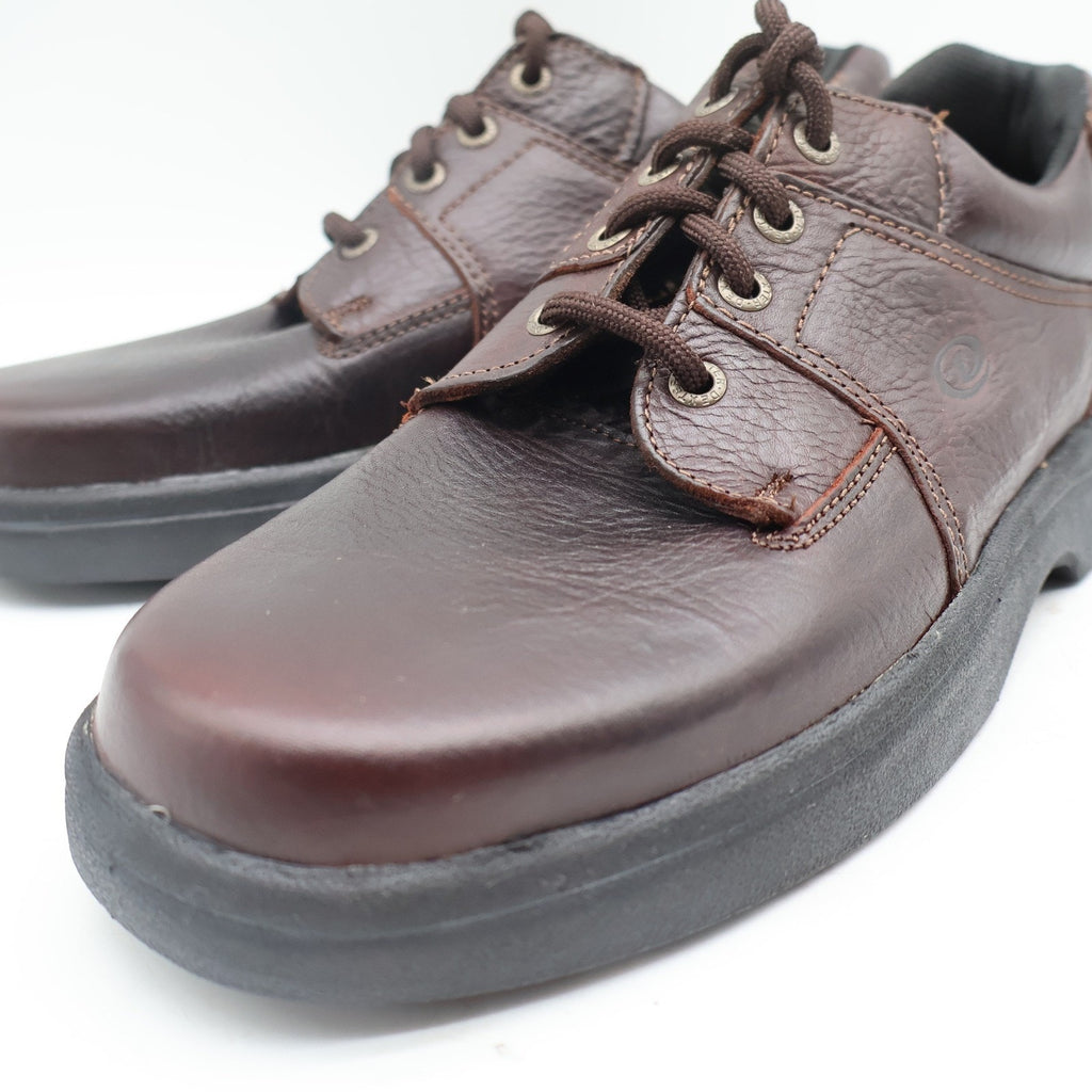 Vintage 90s Dexter Aspen C260-2 Walnut Tumbled Leather Oxfords Men's 10.5M USA Deadstock