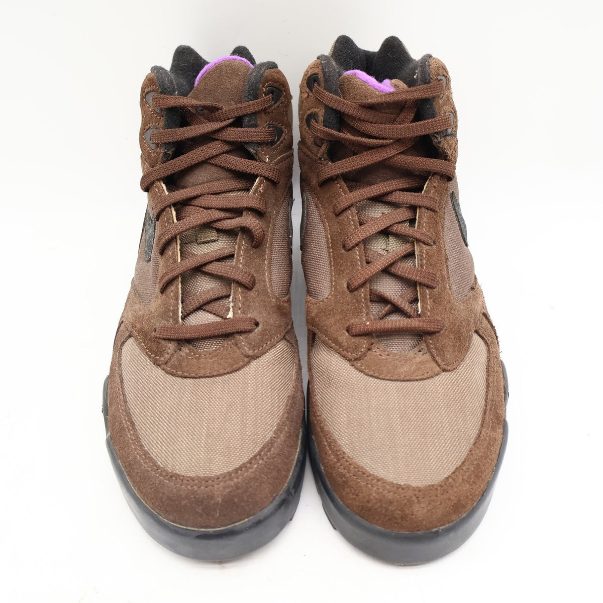 Vintage 1992 Nike Caldera 3/4 Plus Chocolate Suede Hiking Boots Men's 7 Deadstock