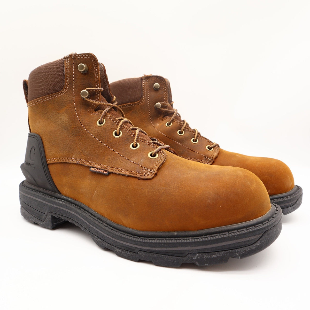 Carhartt Modern Ironwood Alloy Toe Work Boot Mens 10.5 Brown Leather New - take2supply