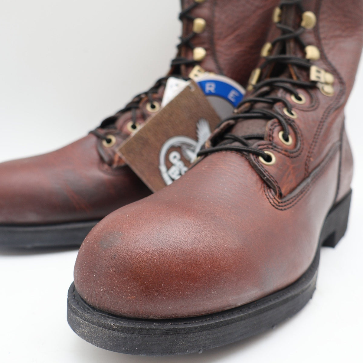 Georgia Boot Carbo-Tec 8" Work Boots Mens 11 M Brown Leather G8845 Deadstock