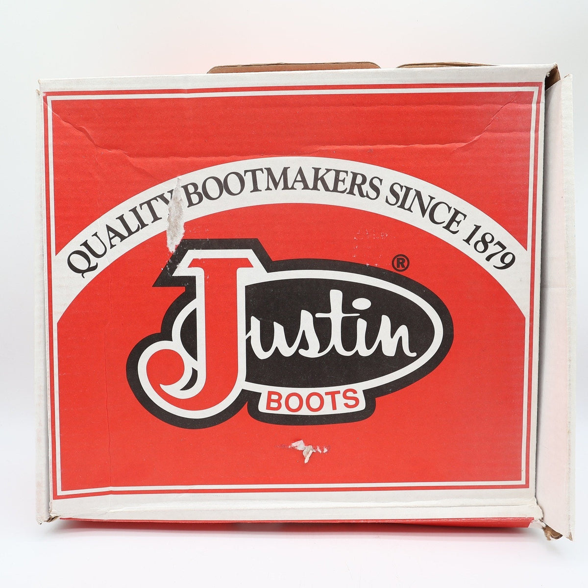 Justin Vintage Kiltie Lace Up Boots Womens 7 B Bone Leather Deadstock NWT