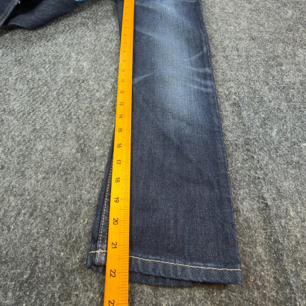 Levi's Modern 514 Slim Straight Jeans Boys 7X Regular Dark Sky Blue Denim NWT