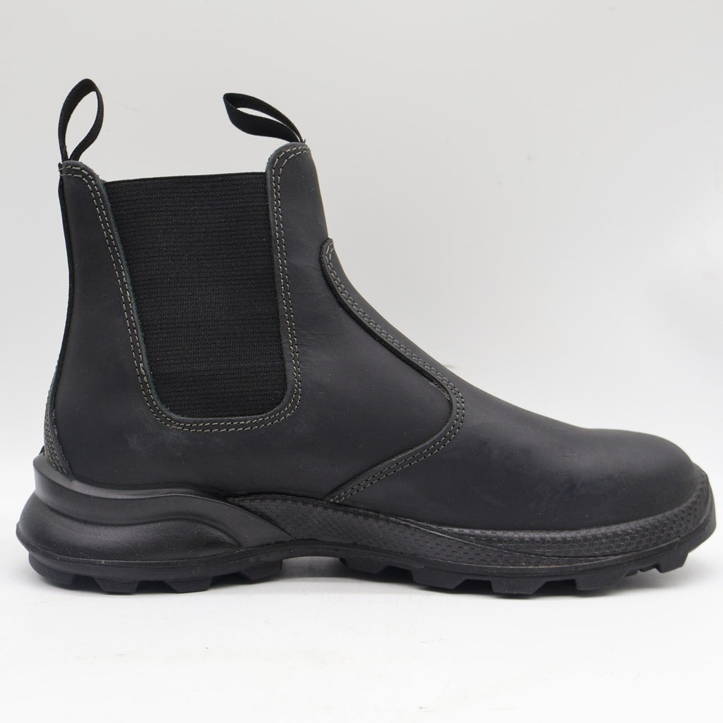 Grisport Cardigan Chelsea Boots Mens 10.5 Black Leather Pull On Italy 7003D8