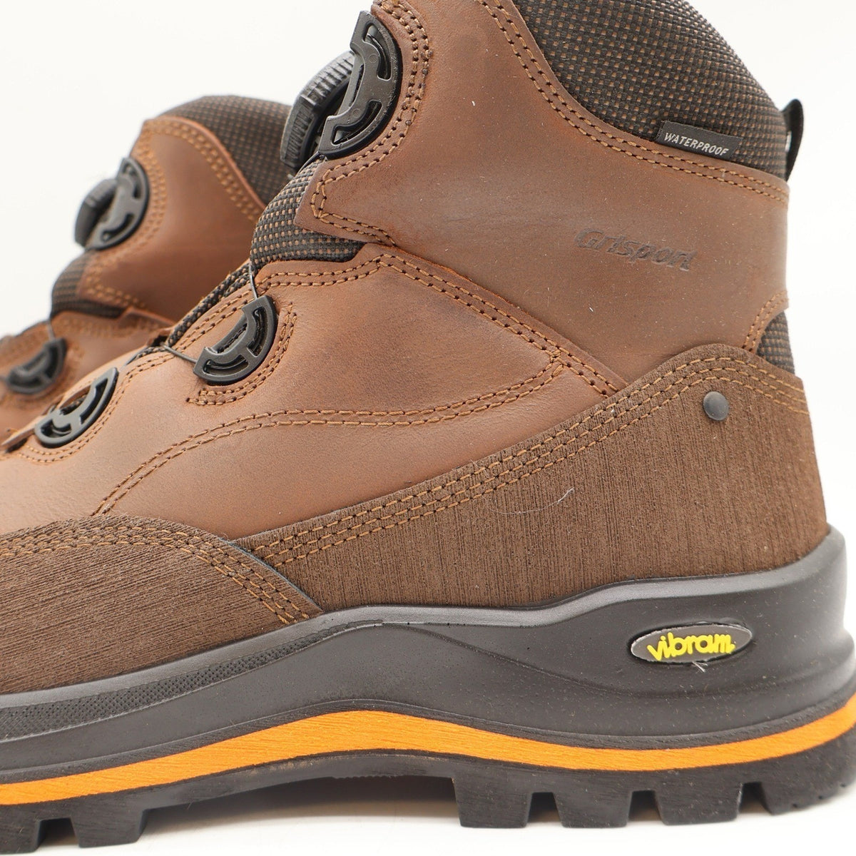 Grisport BOA Wolf Safety Boot Mens 11 Brown Waterproof Vibram Composite Toe 6"