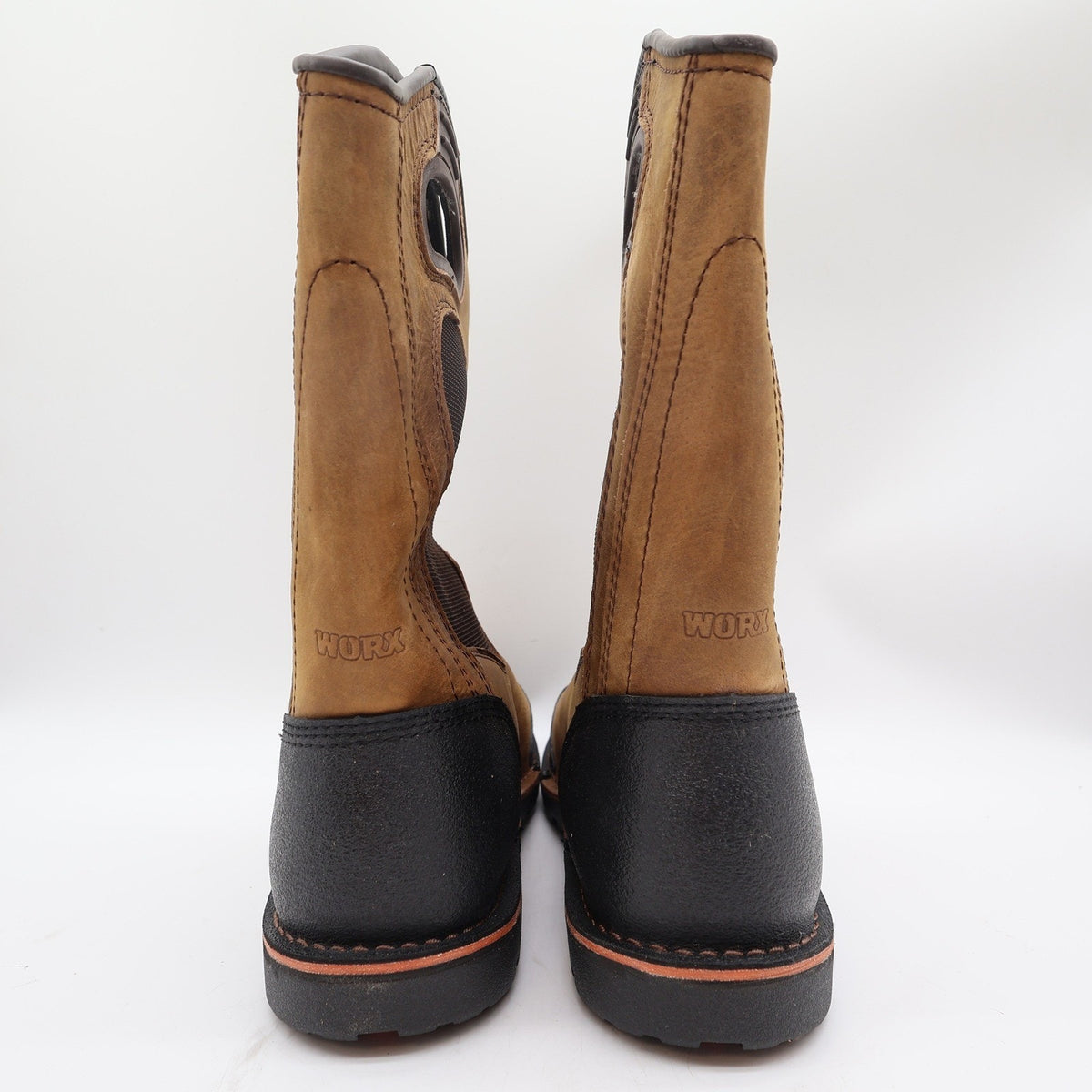 Worx by Red Wing 5715 Steel Toe Work Boots Mens 9.5 Brown Leather New No Box - take2supply