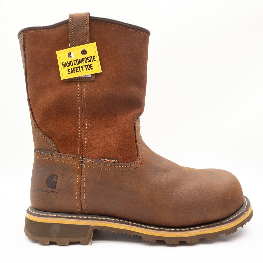 Carhartt Modern Work Boots Mens 12 M Brown Leather Safety Composite Toe NWT - take2supply