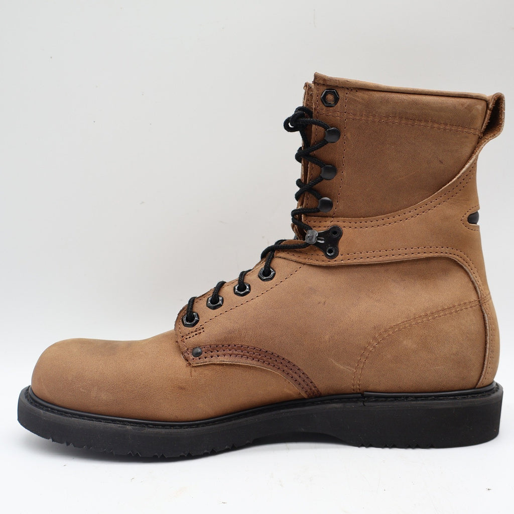 Carolina Work Boots Mens 11 D Vintage Brown Leather 4Comfort Made in USA 839 - take2supply