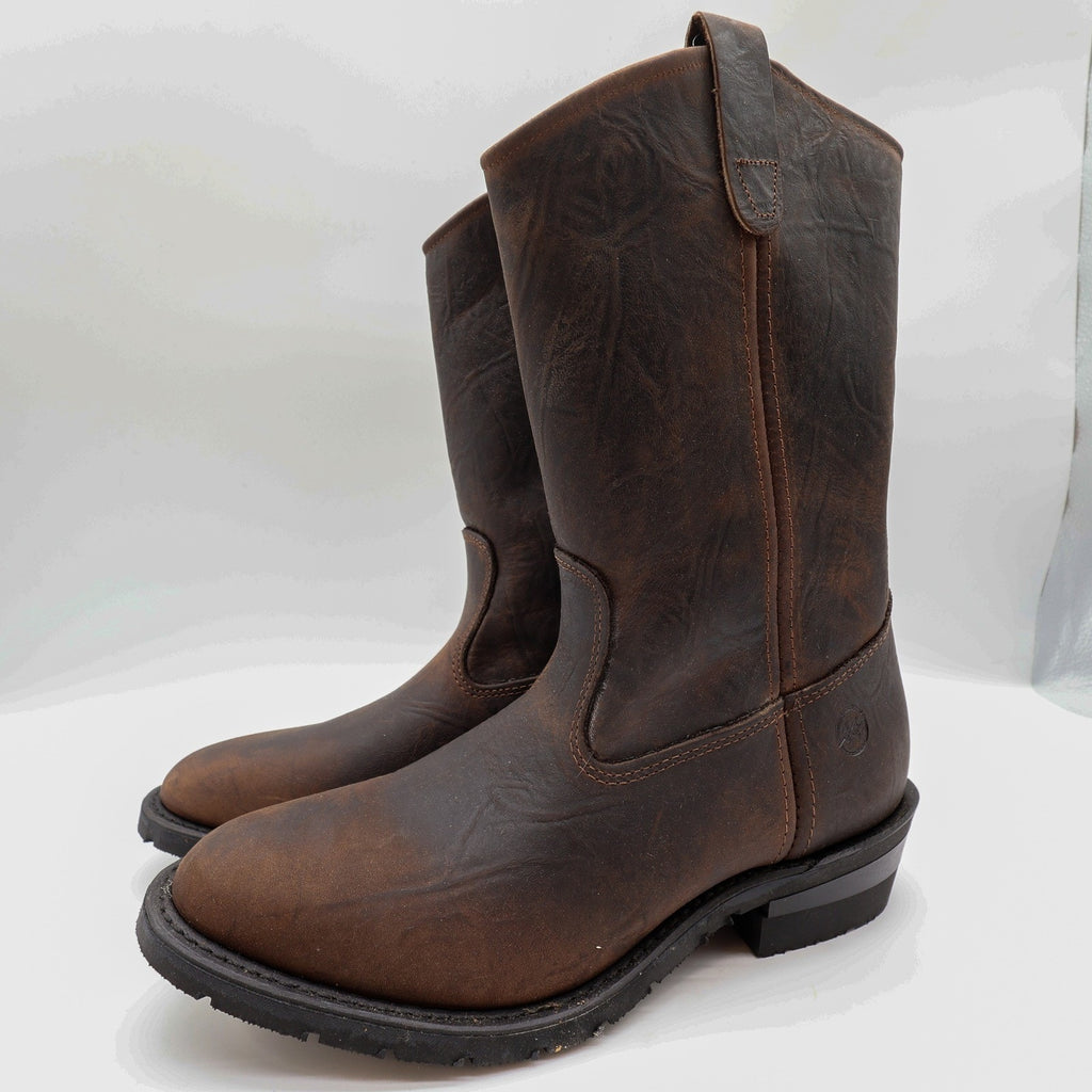 Double H Boondocker Work Boots Mens 9 EE Brown Leather NEW 2520 AeroGlide 7