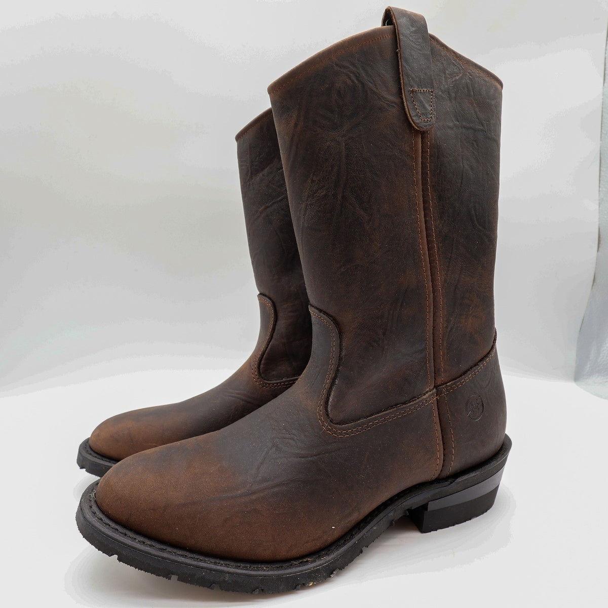 Double H Boondocker Work Boots Mens 9 EE Brown Leather NEW 2520 AeroGlide 7