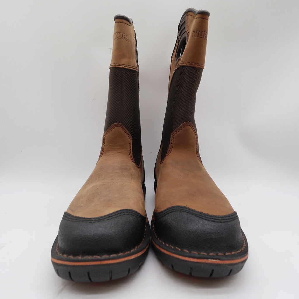 Worx by Red Wing 5715 Steel Toe Boots Mens 8 Brown Leather New In Box - take2supply