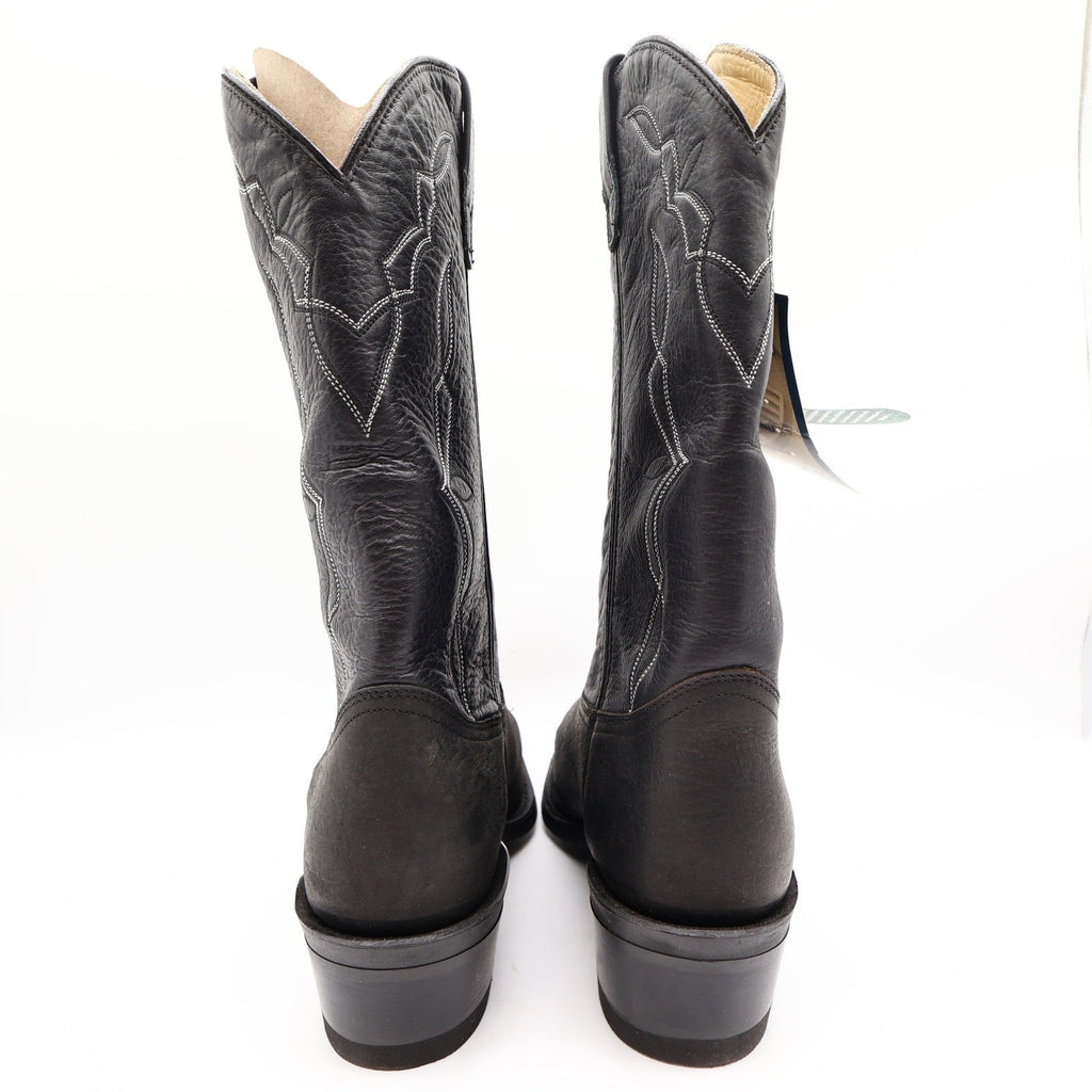 Double-H 3294 Western Boots Mens 9.5 EE Black Leather NWT Made in USA